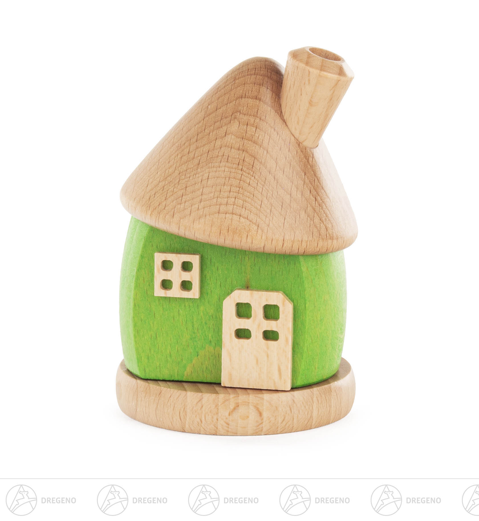 Räucherhaus grün 8,5cm Räucherhaus grün 8,5cm