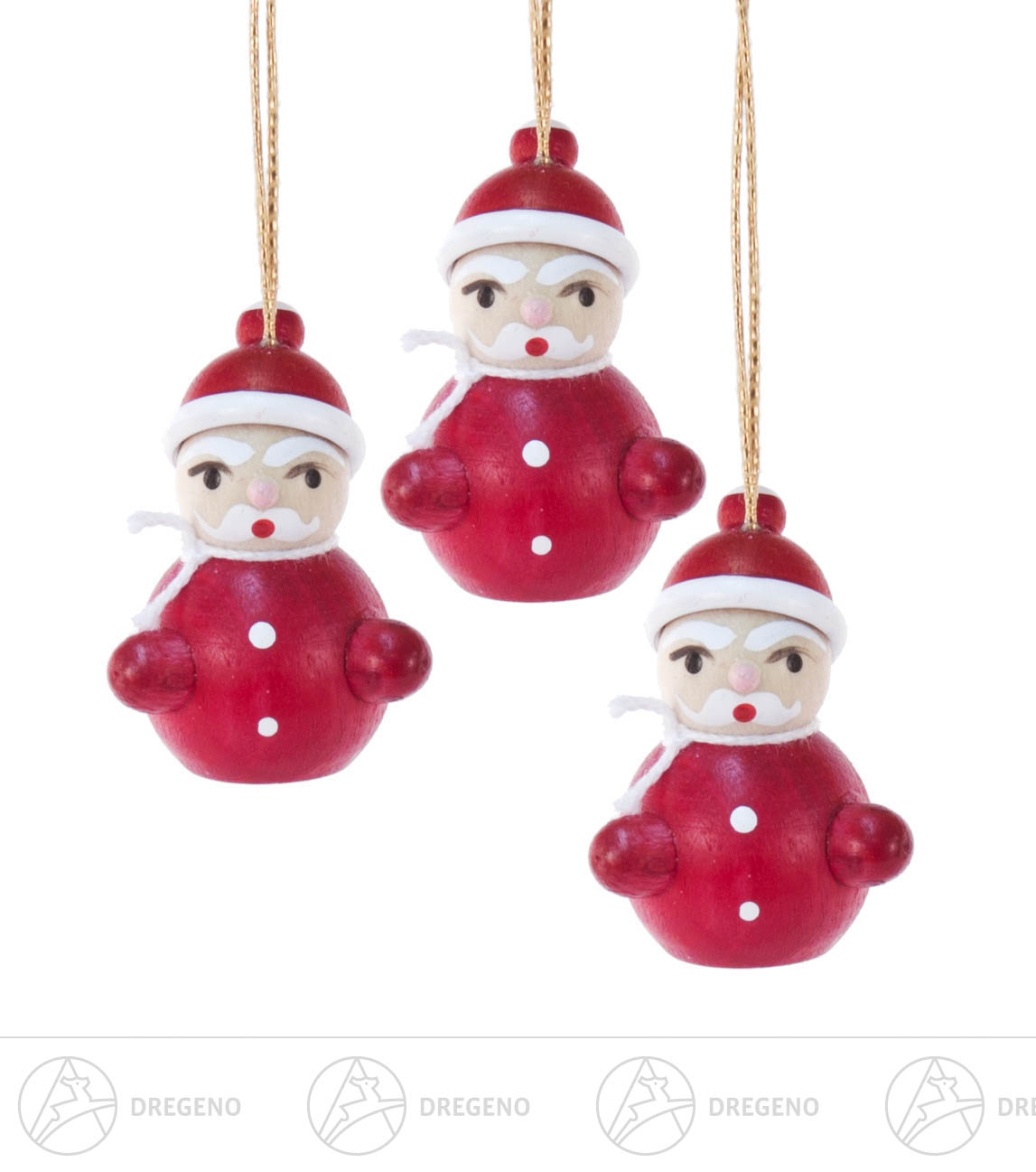 Behang Weihnachtsmanntrio 3cm Behang Weihnachtsmanntrio 3cm