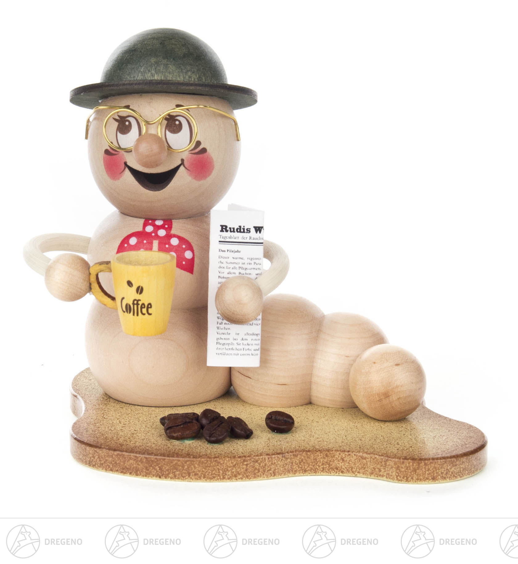 Räucherwurm Kaffeepausen-Rudi Räucherwurm Kaffeepausen-Rudi