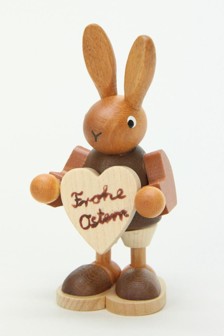 Hase mit Herz natur 8,5 cm Hase mit Herz natur 8,5 cm