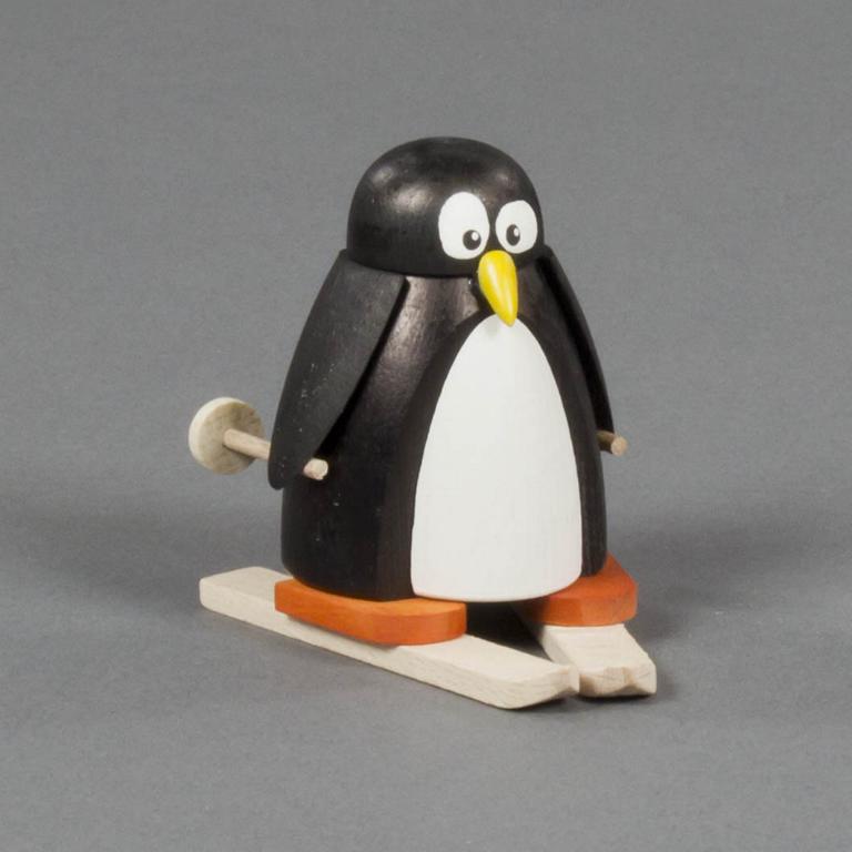 Pinguin mit Ski 5cm Pinguin mit Ski 5cm