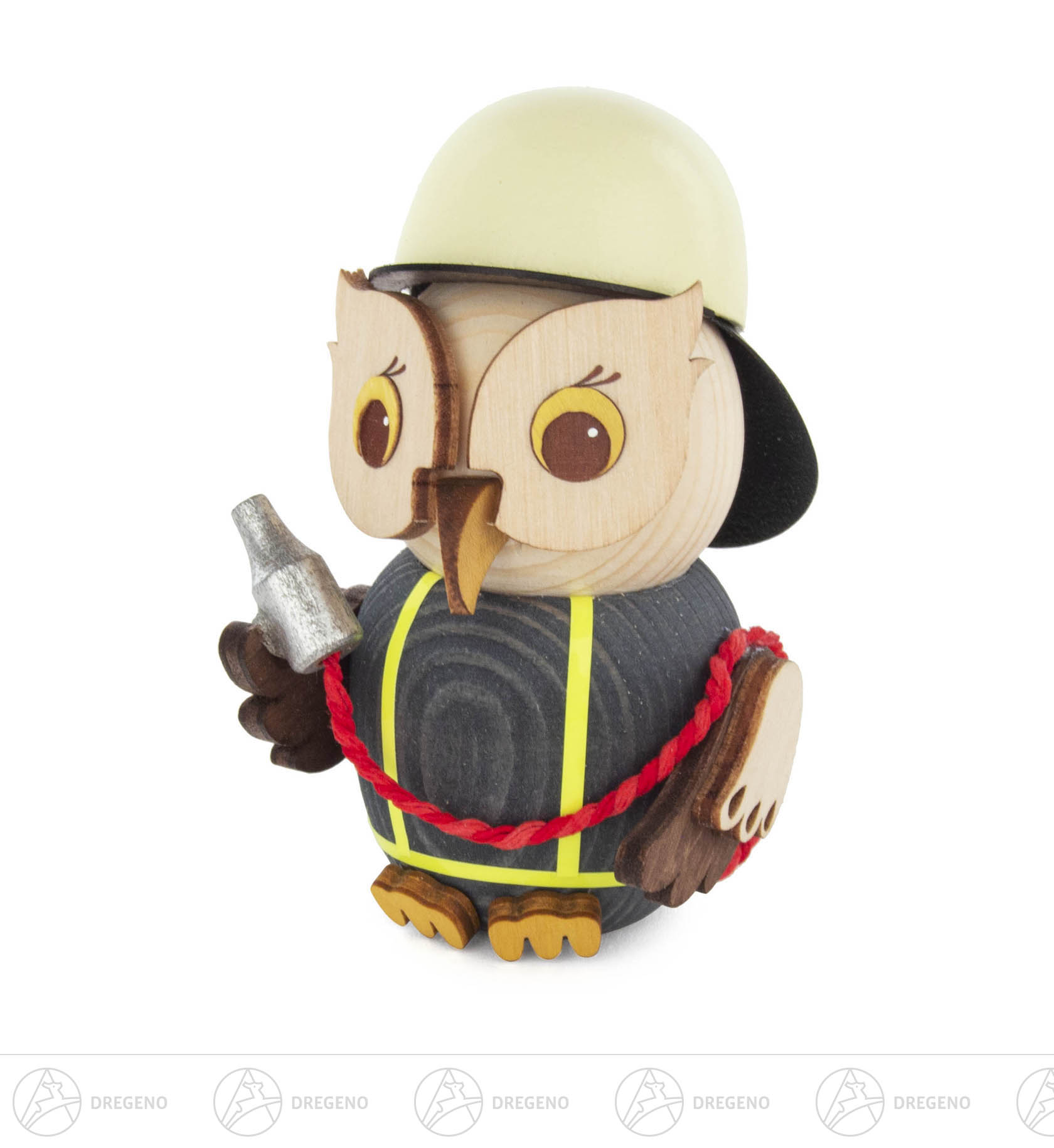 Mini-Eule Feuerwehr 7cm Mini-Eule Feuerwehr 7cm