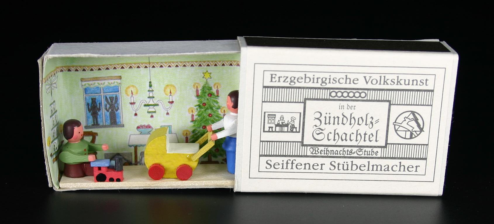 Zündholzschachteln Weihnachtsstube