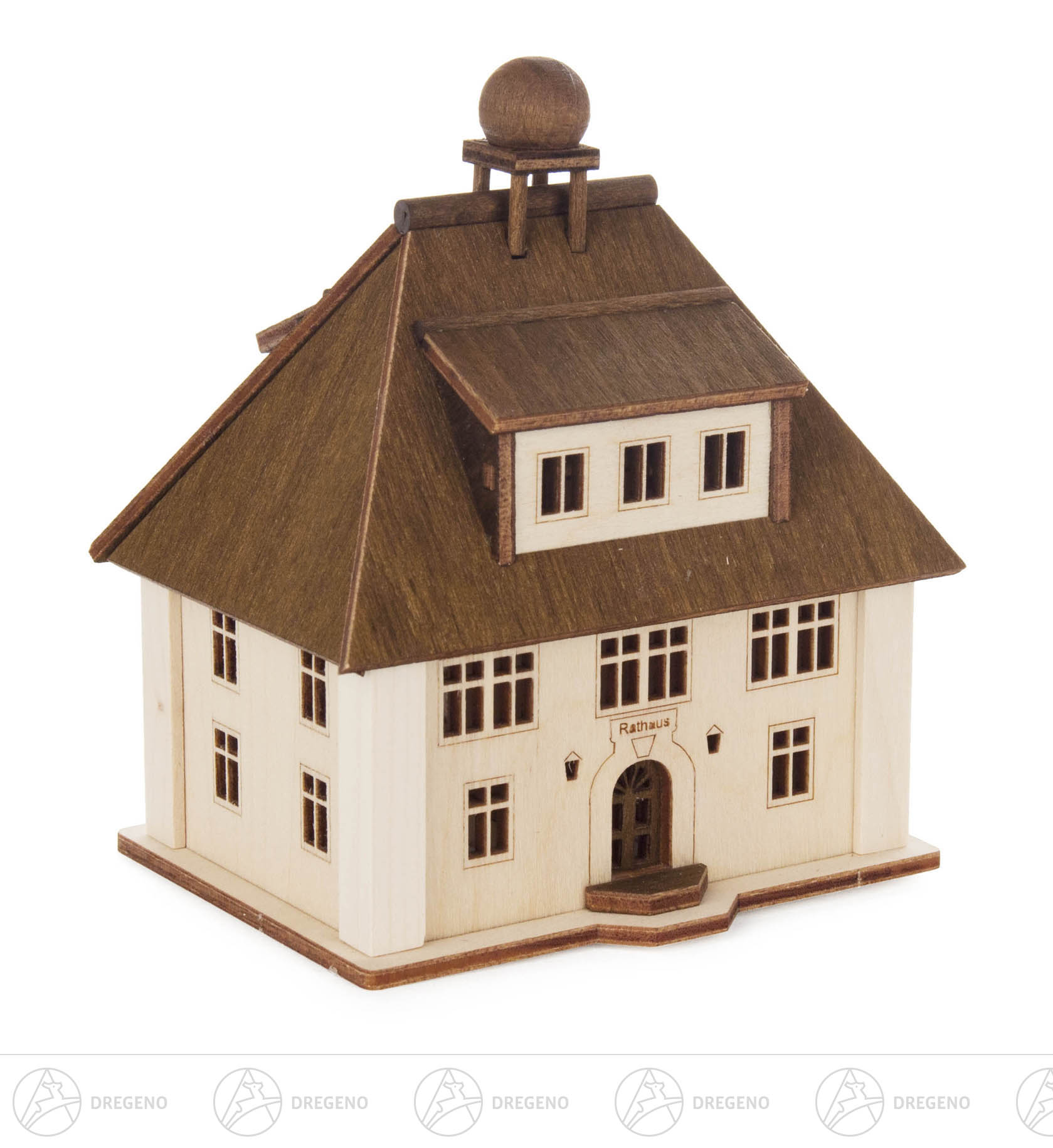 Lichterhaus Rathaus 9cm