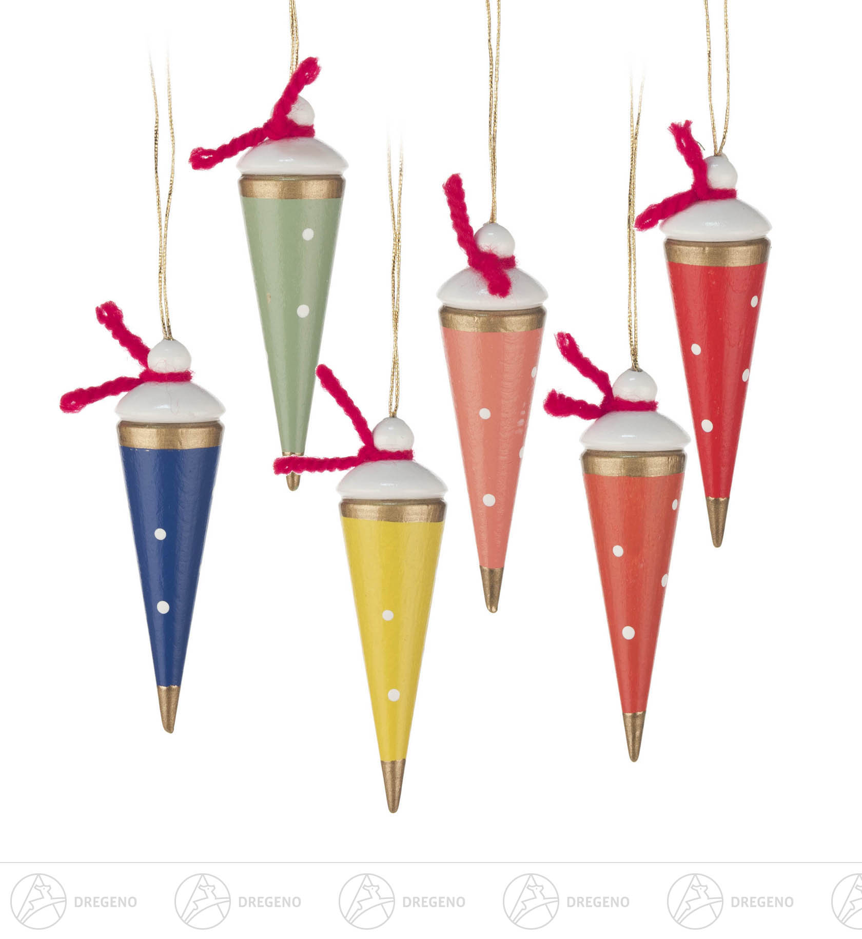 Behang Zuckertüten (6) 6cm Behang Zuckertüten (6) 6cm