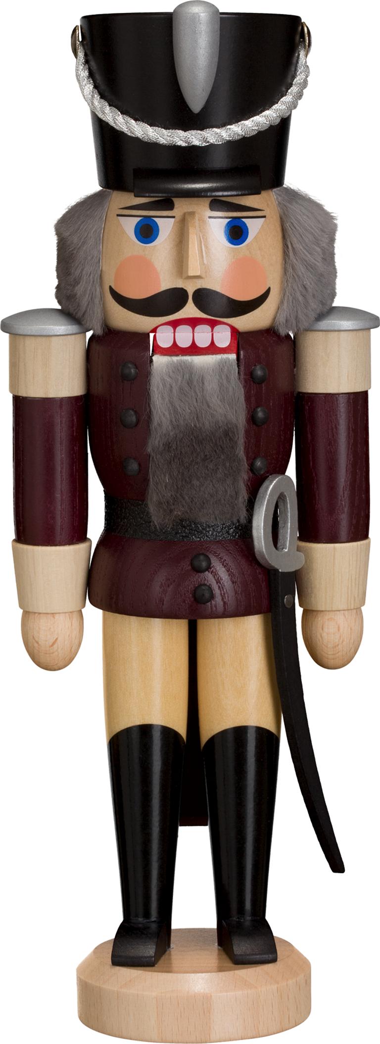 Husar Esche lasiert aubergine 28cm Husar Esche lasiert aubergine 28cm