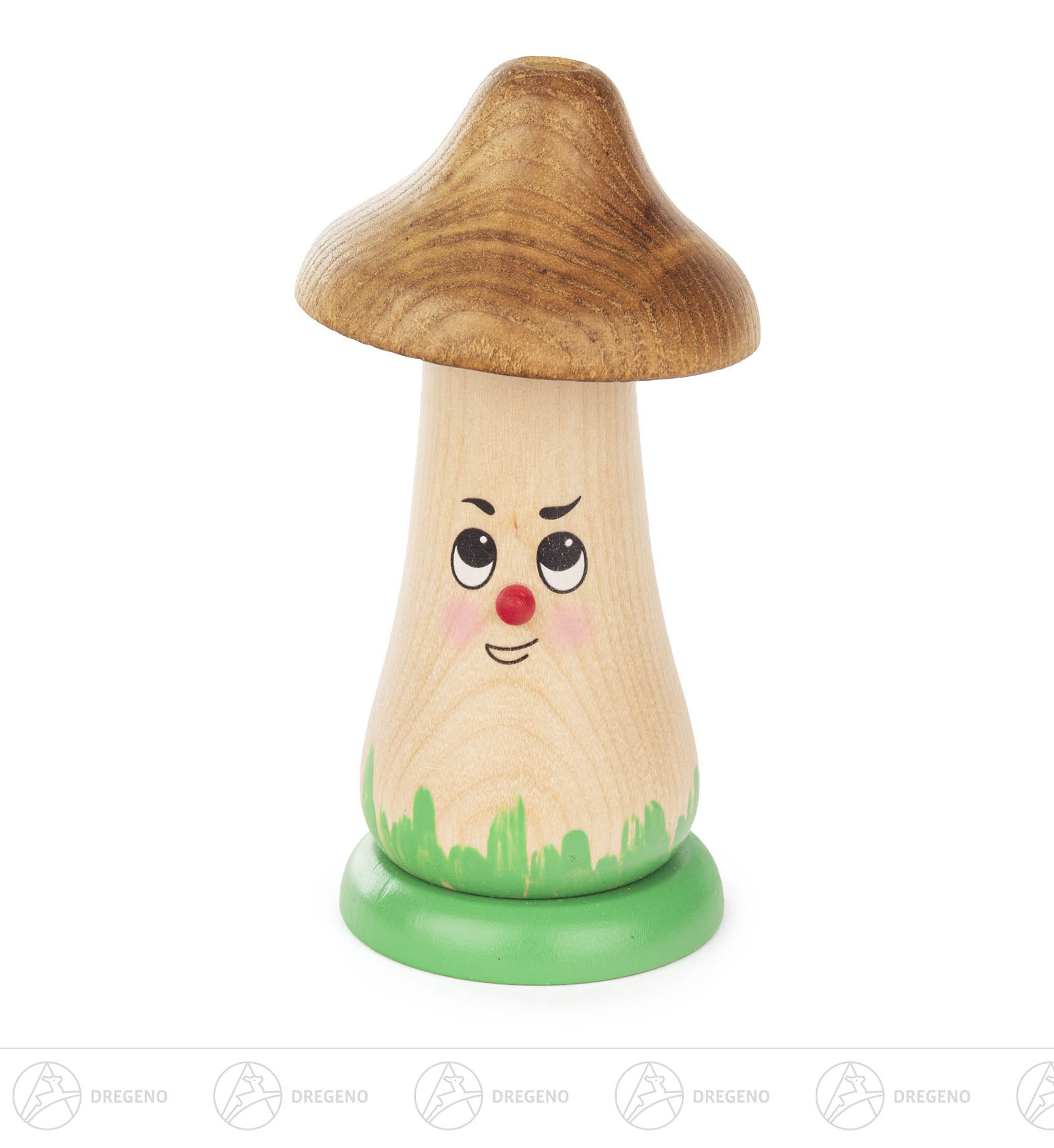 Fröhlicher Räucherpilz - grüner Hut 14,5cm Fröhlicher Räucherpilz - grüner Hut 14,5cm