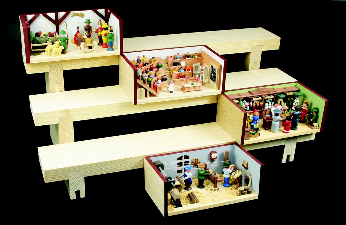 Variierbare Treppe 3 Stufig