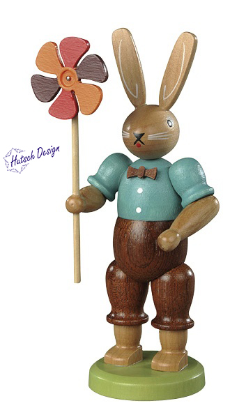 Hasenmann mit Windrad Hasenmann mit Windrad
