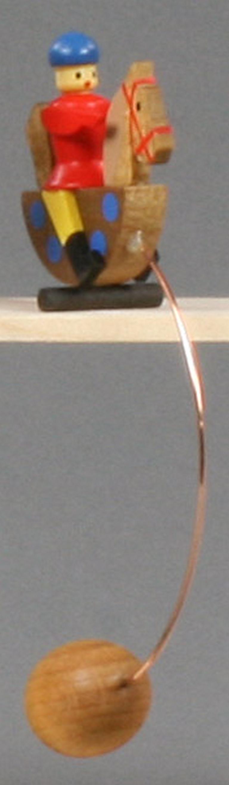 Schaukelfigur Seiffener Reiterlein