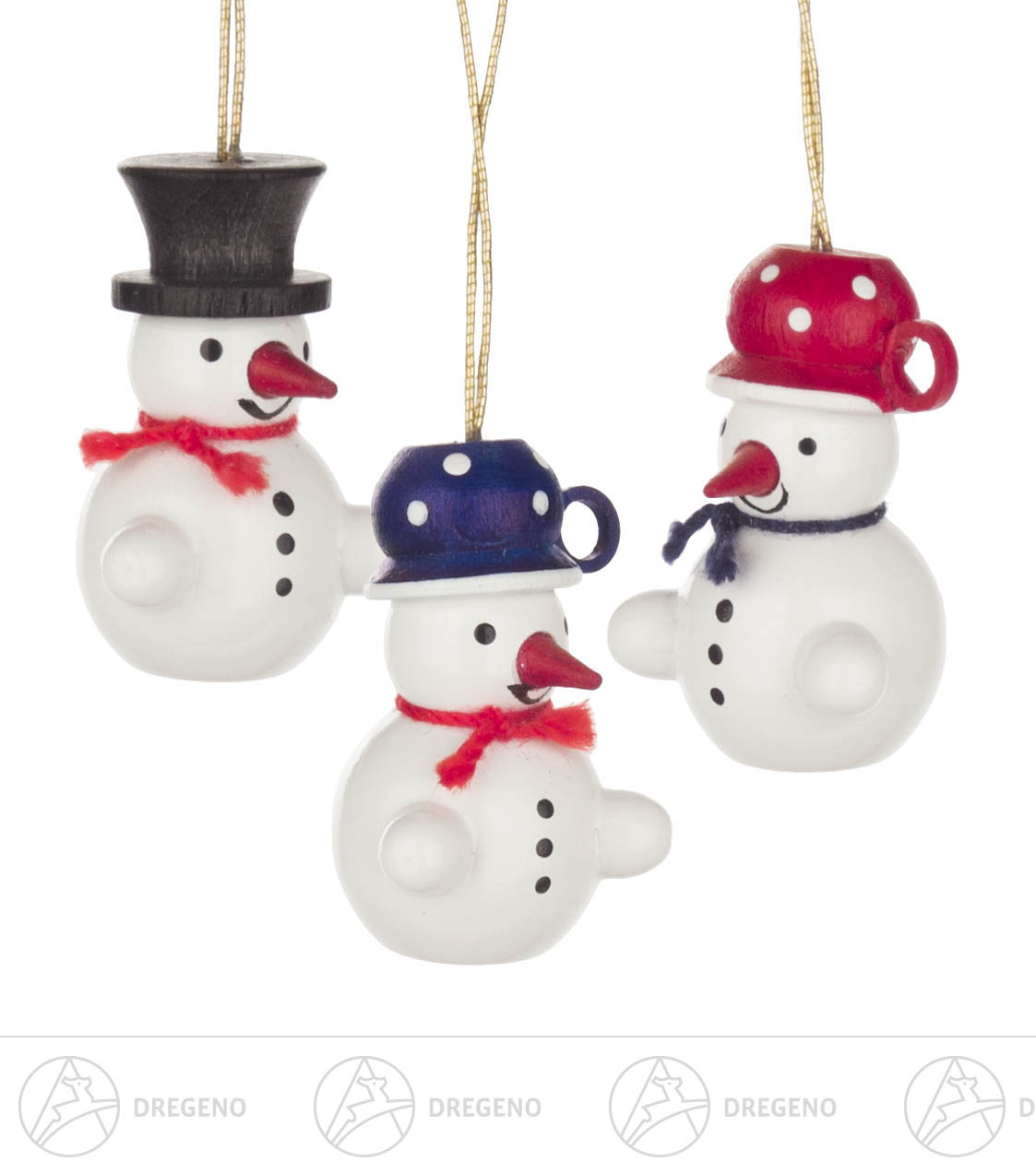 Behang Schneemanntrio 3cm