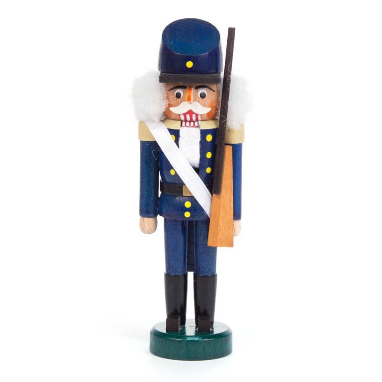 Nussknacker Infanterist blau, 13cm Nussknacker Infanterist blau, 13cm