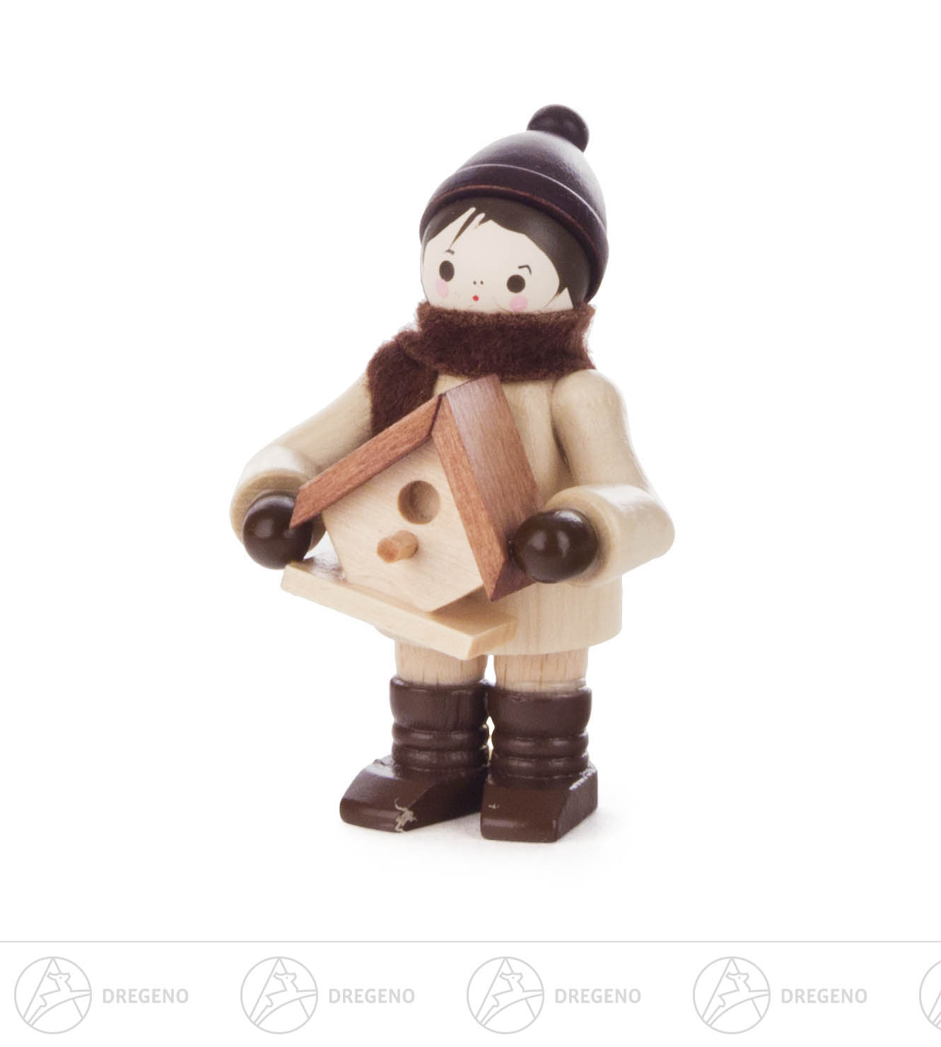 Winterkind mit Starkasten natur 6cm Winterkind mit Starkasten natur 6cm