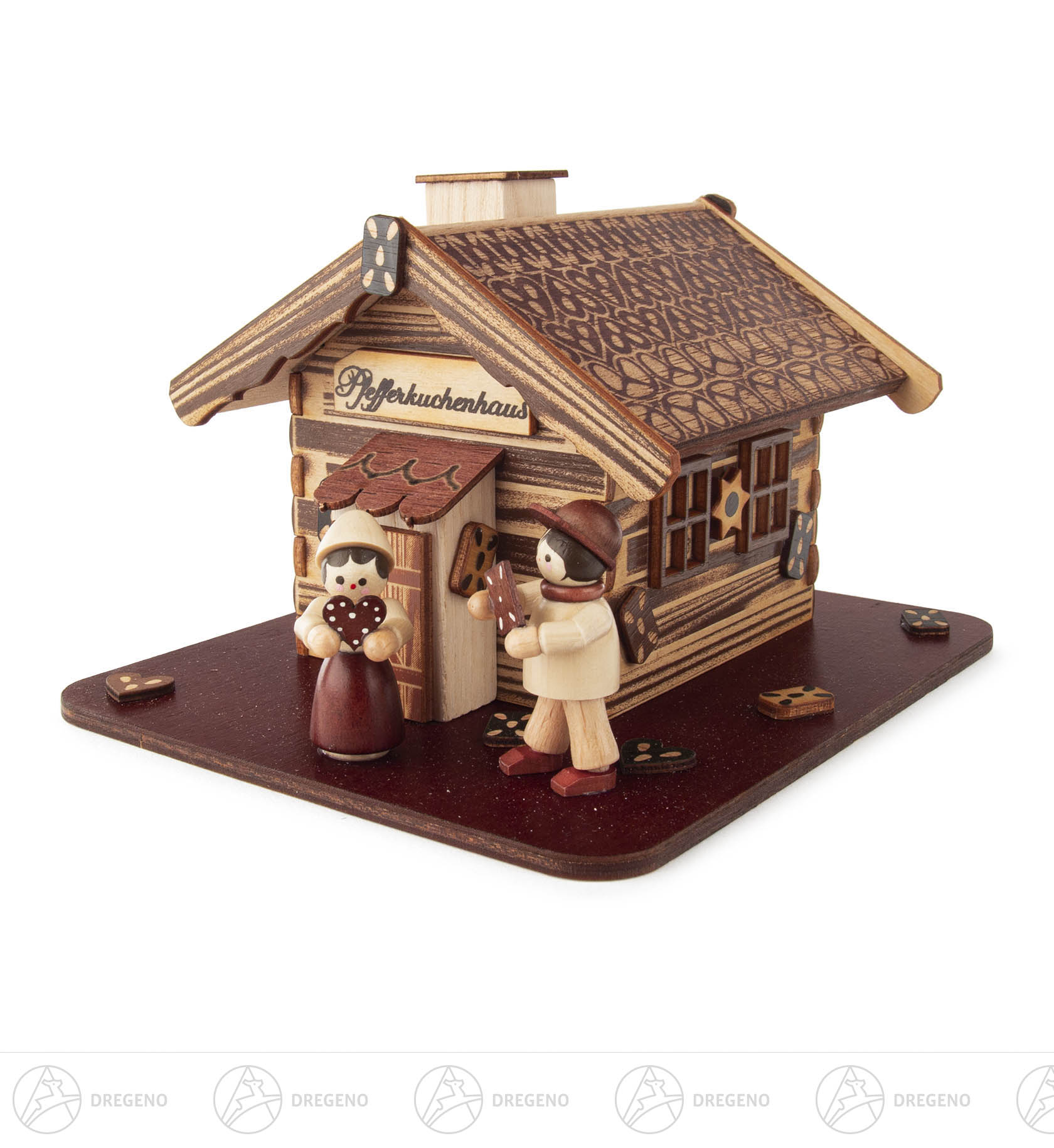 Räucherhaus Pfefferkuchenhaus mit Hänsel und Gretel Räucherhaus Pfefferkuchenhaus mit Hänsel und Gretel