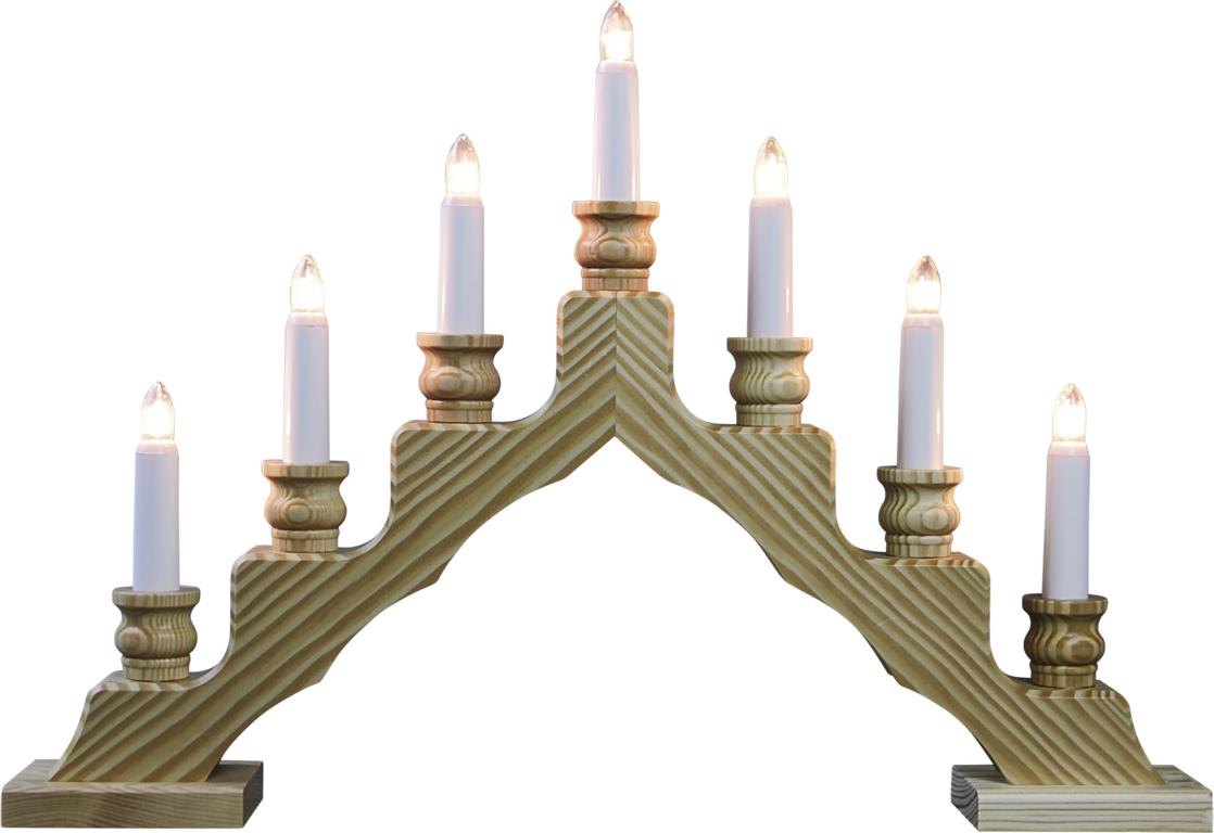 LED Trendiger Schwede natur 47,5 x 33,0 x 6,0 cm