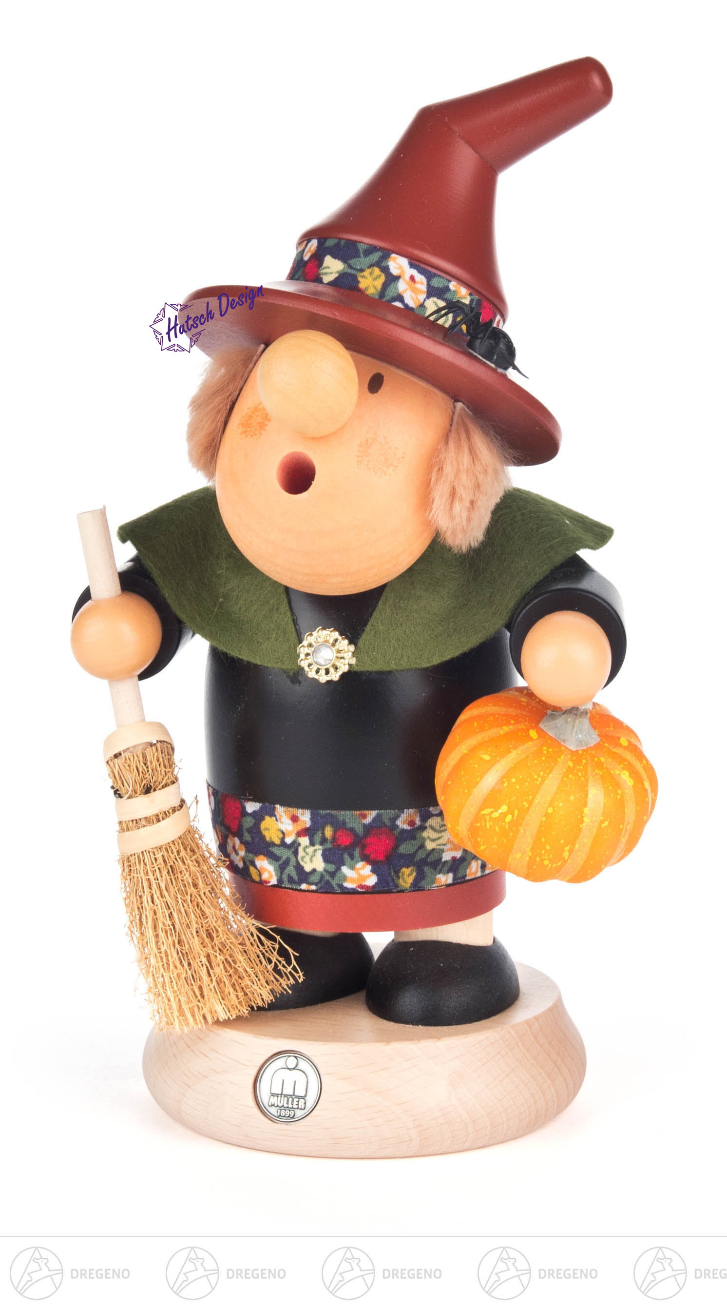 Räucherfrau Müllerchen Halloween-Hexe Räucherfrau Müllerchen Halloween-Hexe