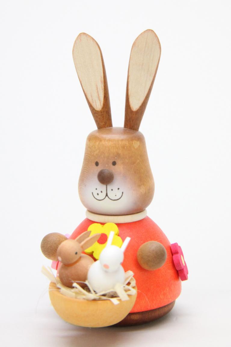 Wackelhase mit Babys 9,8 cm Wackelhase mit Babys 9,8 cm