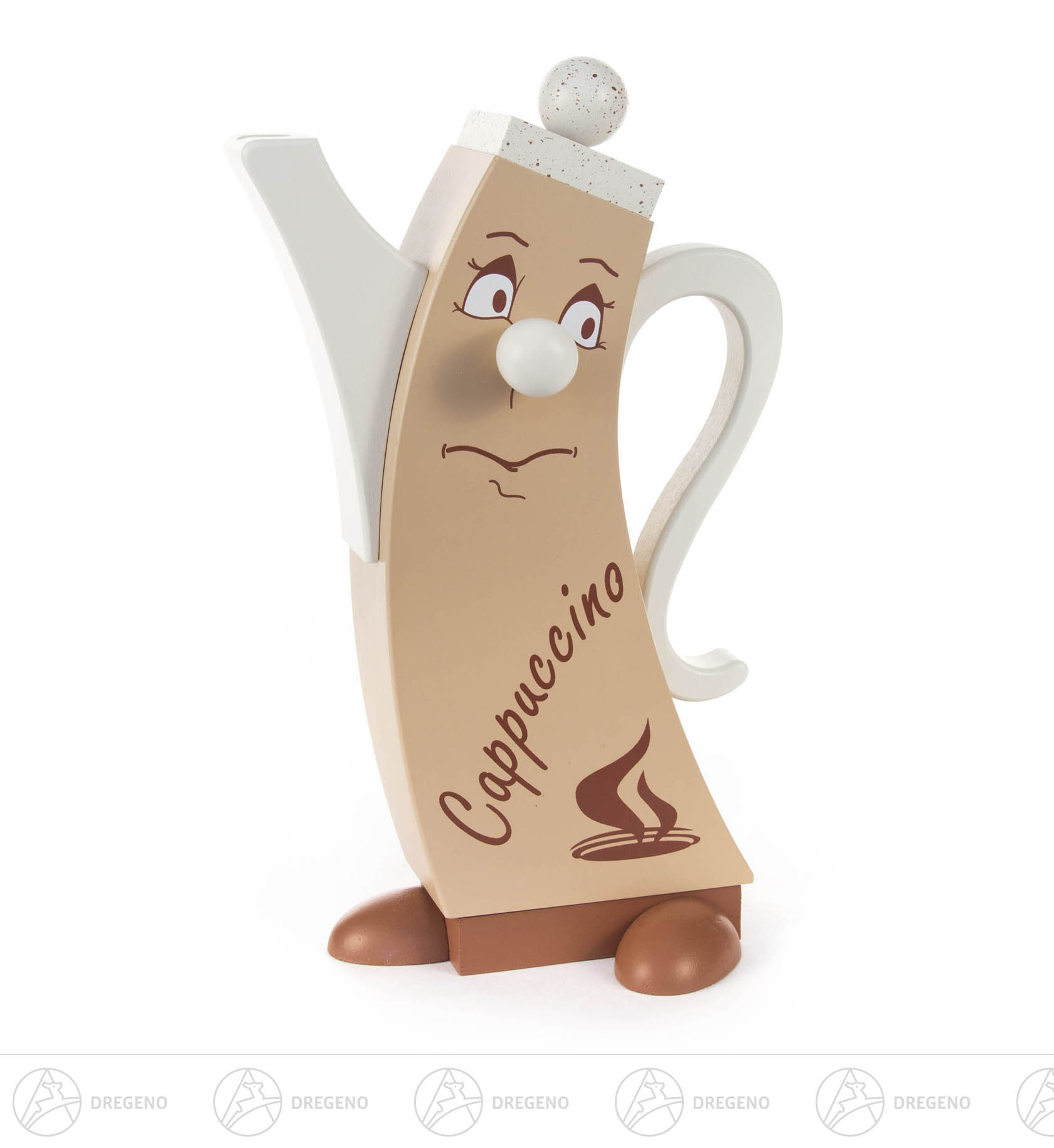 Räucherfigur Kaffeekanne Cappuccino