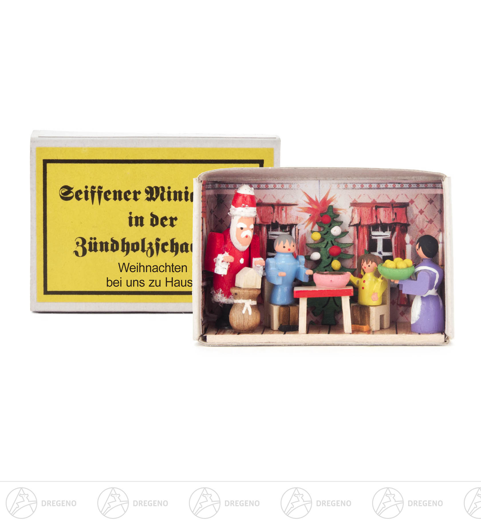 Zündholzschachtel Weihnachten bei uns zu Hause Zündholzschachtel Weihnachten bei uns zu Hause
