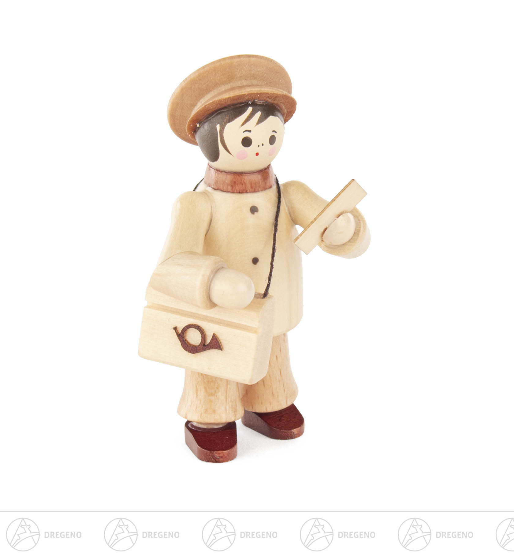 Briefzusteller natur 6cm Briefzusteller natur 6cm