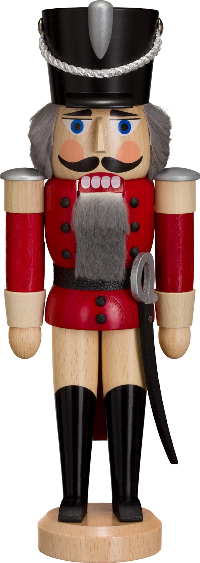 Husar Esche lasiert rot 28cm Husar Esche lasiert rot 28cm
