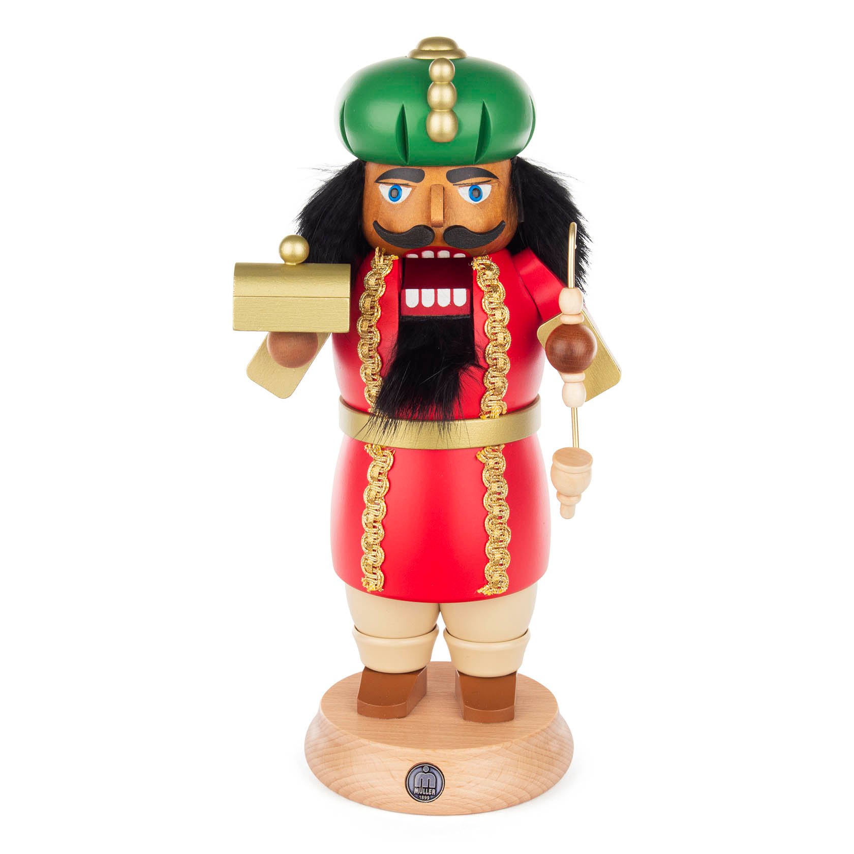 Rauchender Nussknacker RauchKnacker Die Drei Weisen Balthasar 25cm