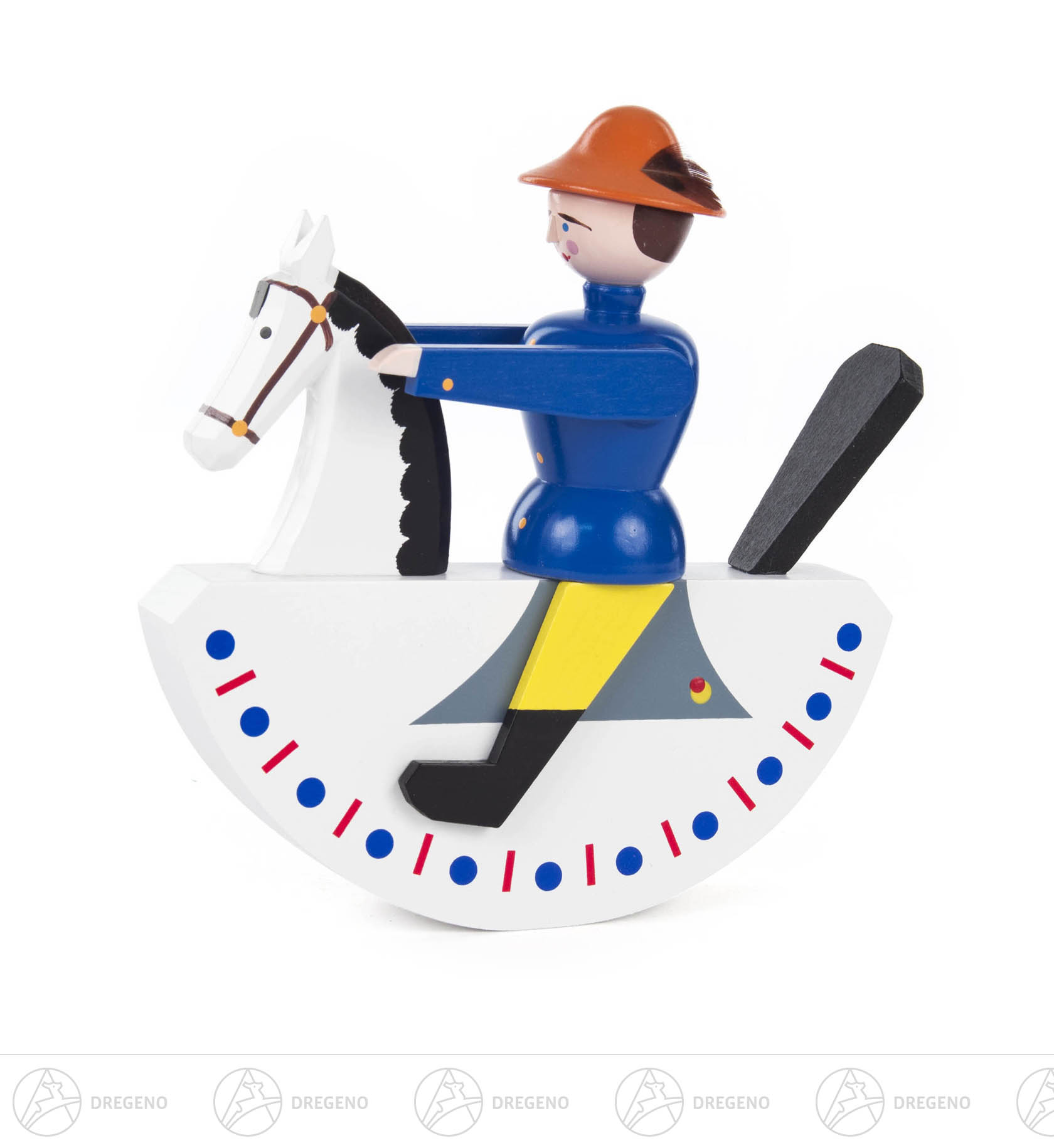 Reiterlein blau, 15cm