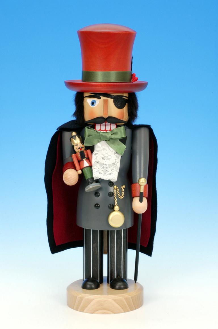 Nussknacker Drosselmeyer lasiert 40,5 cm Nussknacker Drosselmeyer lasiert 40,5 cm