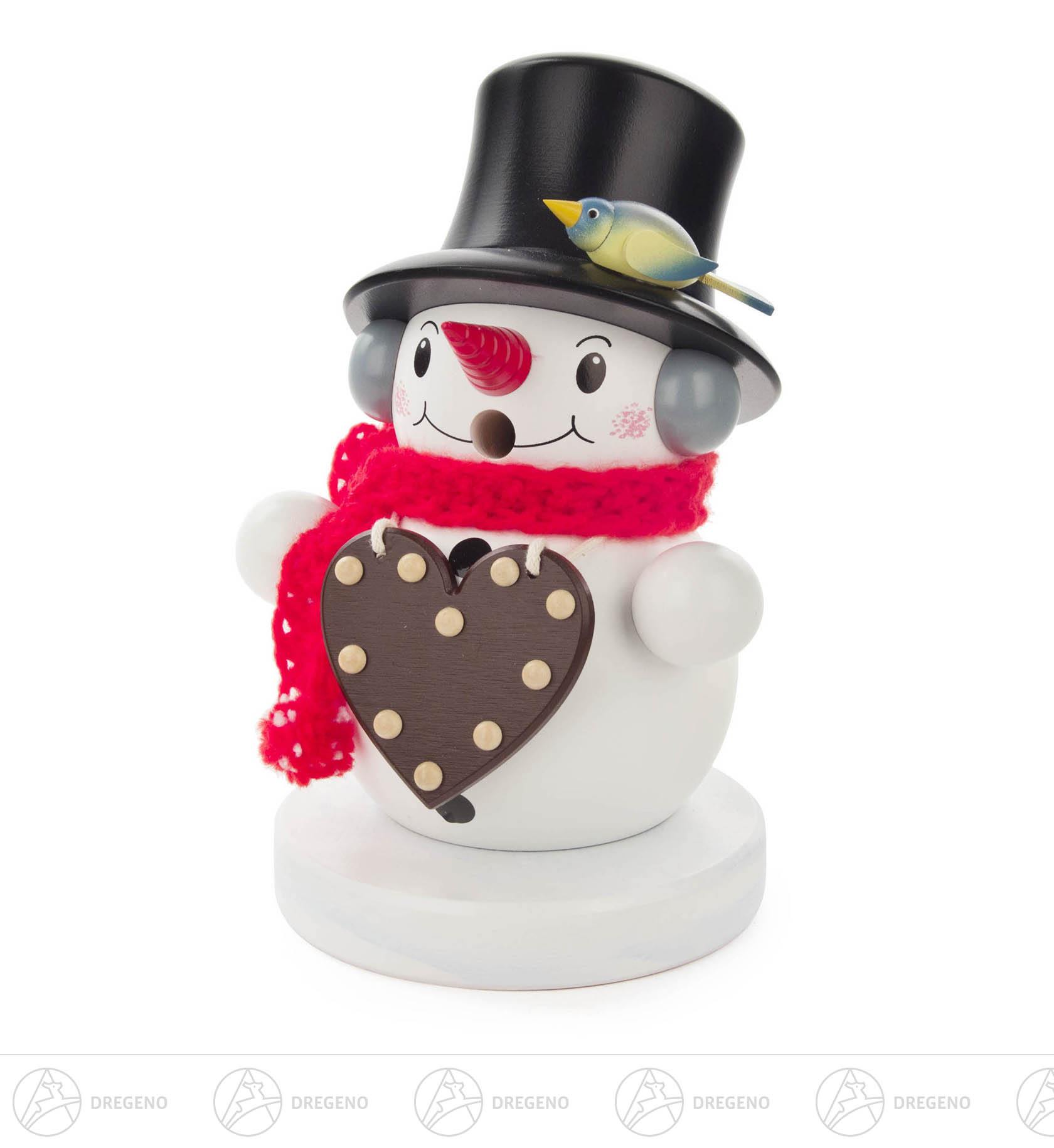Räuchermann Schneemann mit Lebkuchenherz Räuchermann Schneemann mit Lebkuchenherz