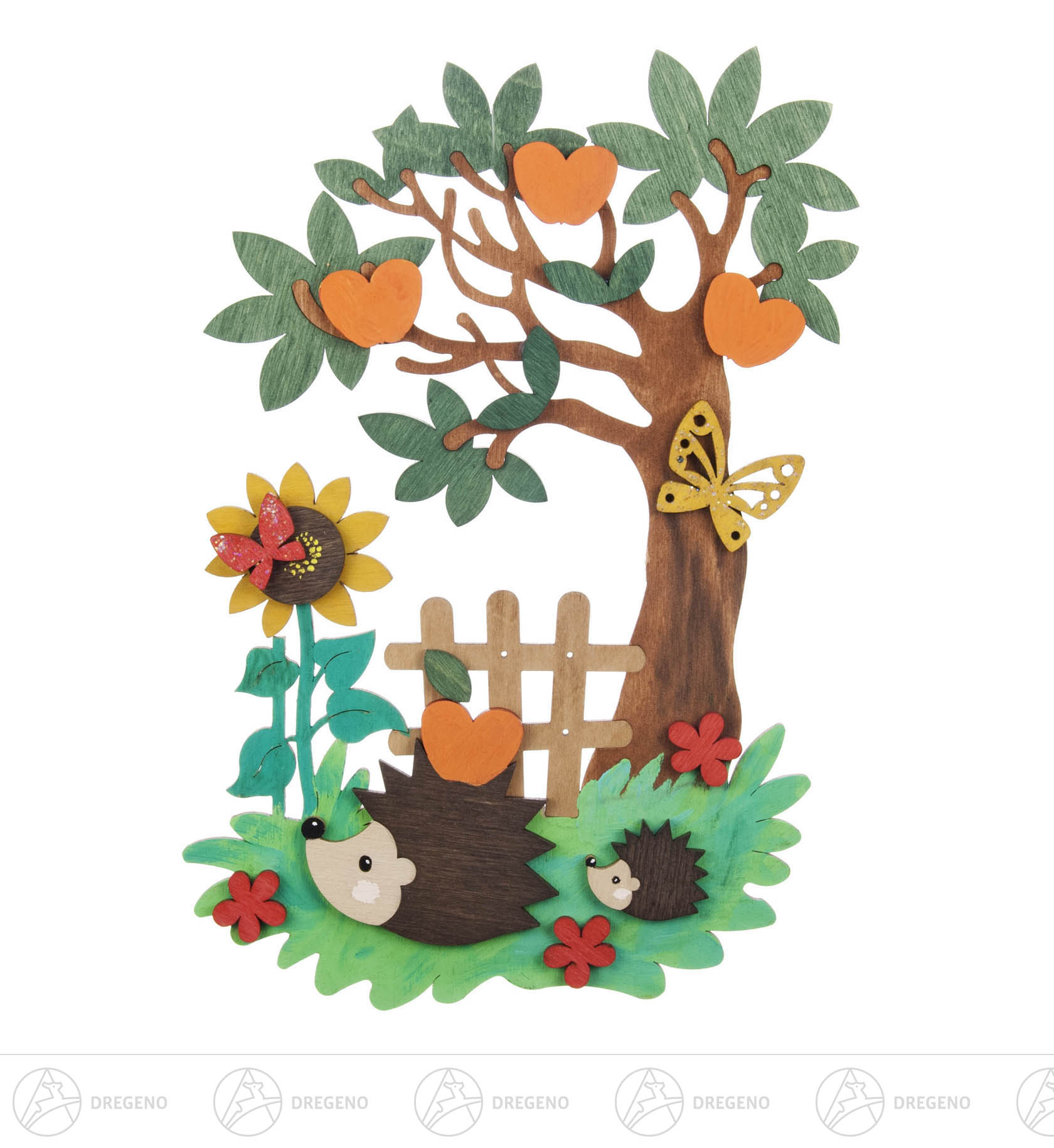 Bastelset Fensterbild Herbst 15x22cm