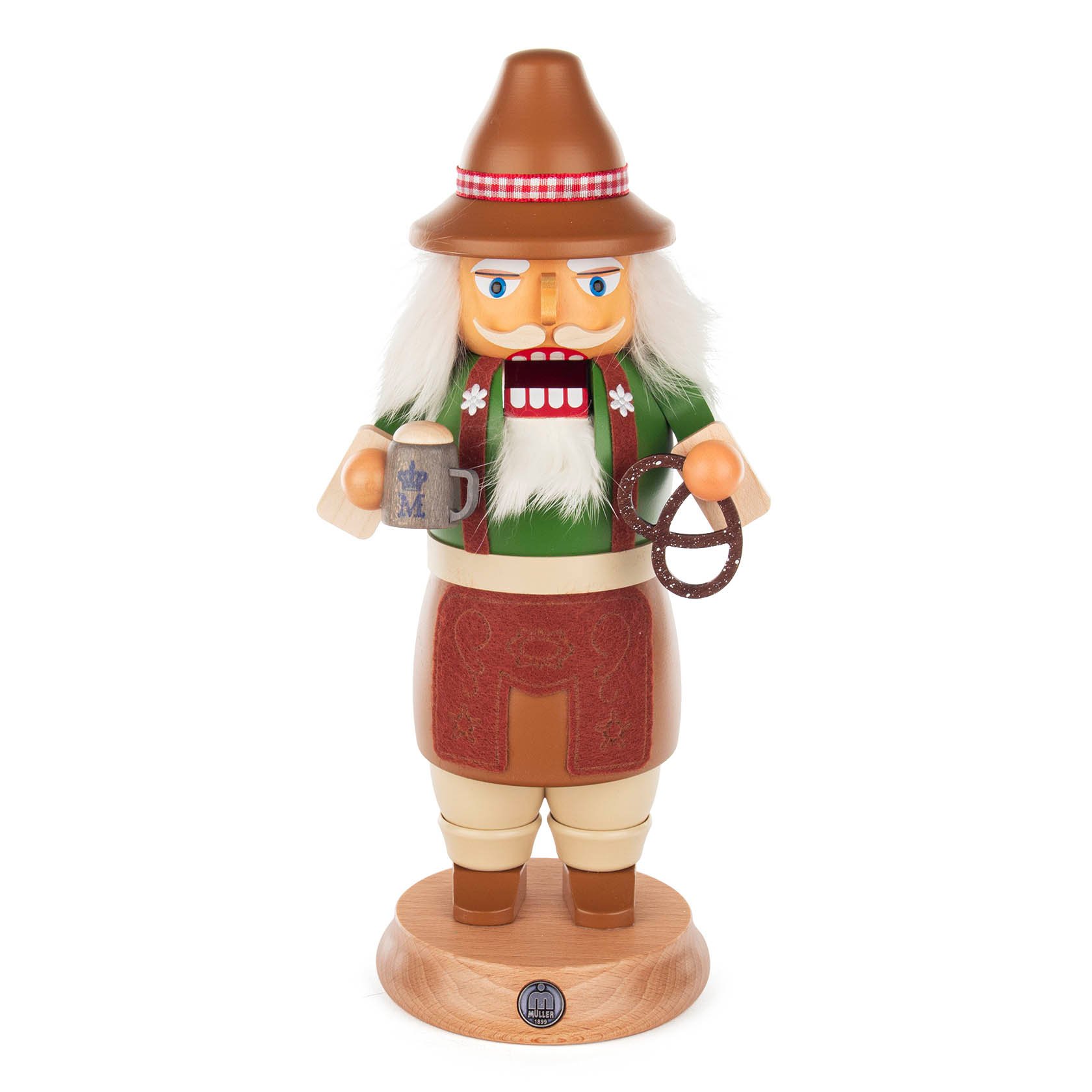 Rauchender Nussknacker RauchKnacker Bayer auf dem Oktoberfest 26cm