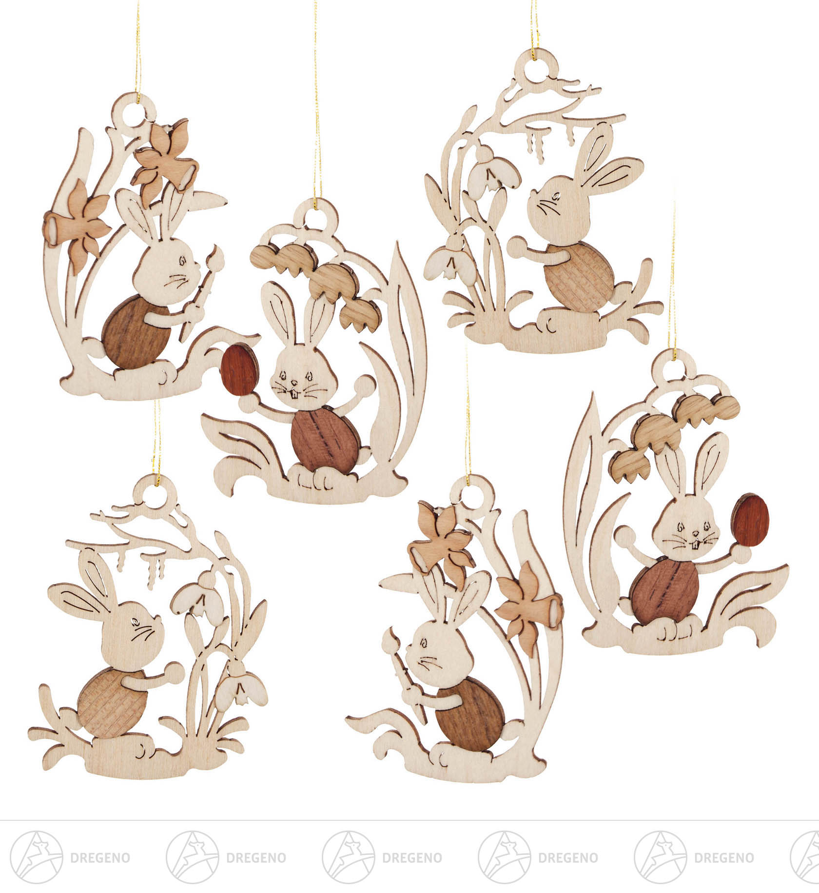 Behang Stupsi mit Blumen (6) 8cm