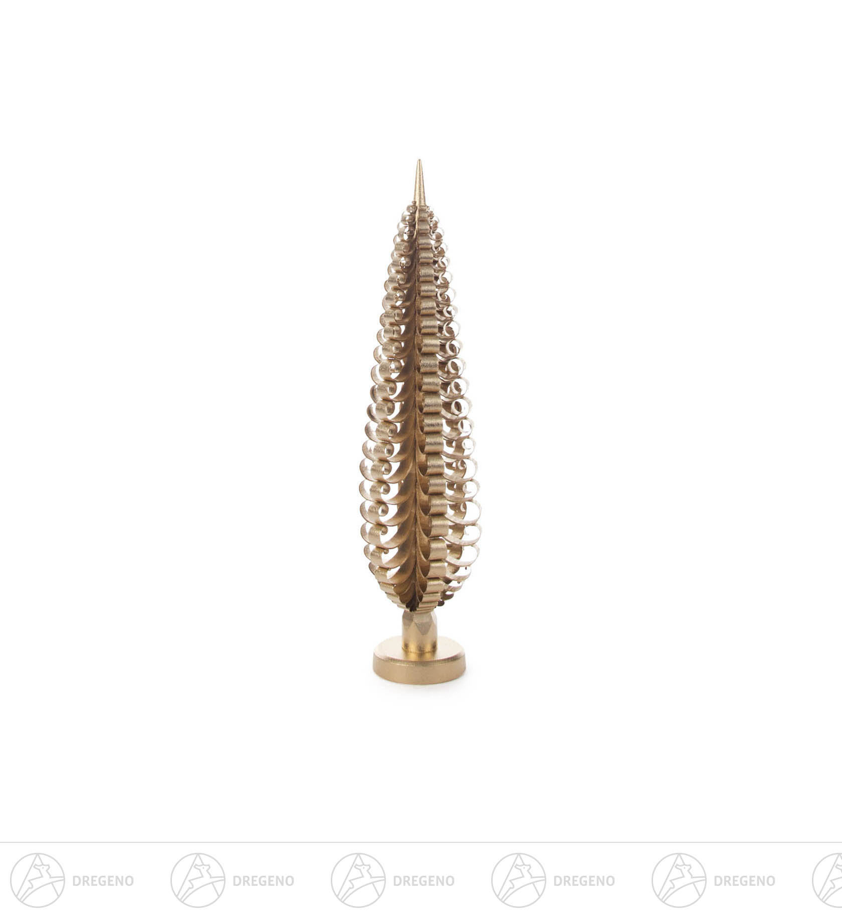 Spanbaum vergoldet, 25cm