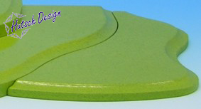 Seitenteil für Etage 4 rechts, grün