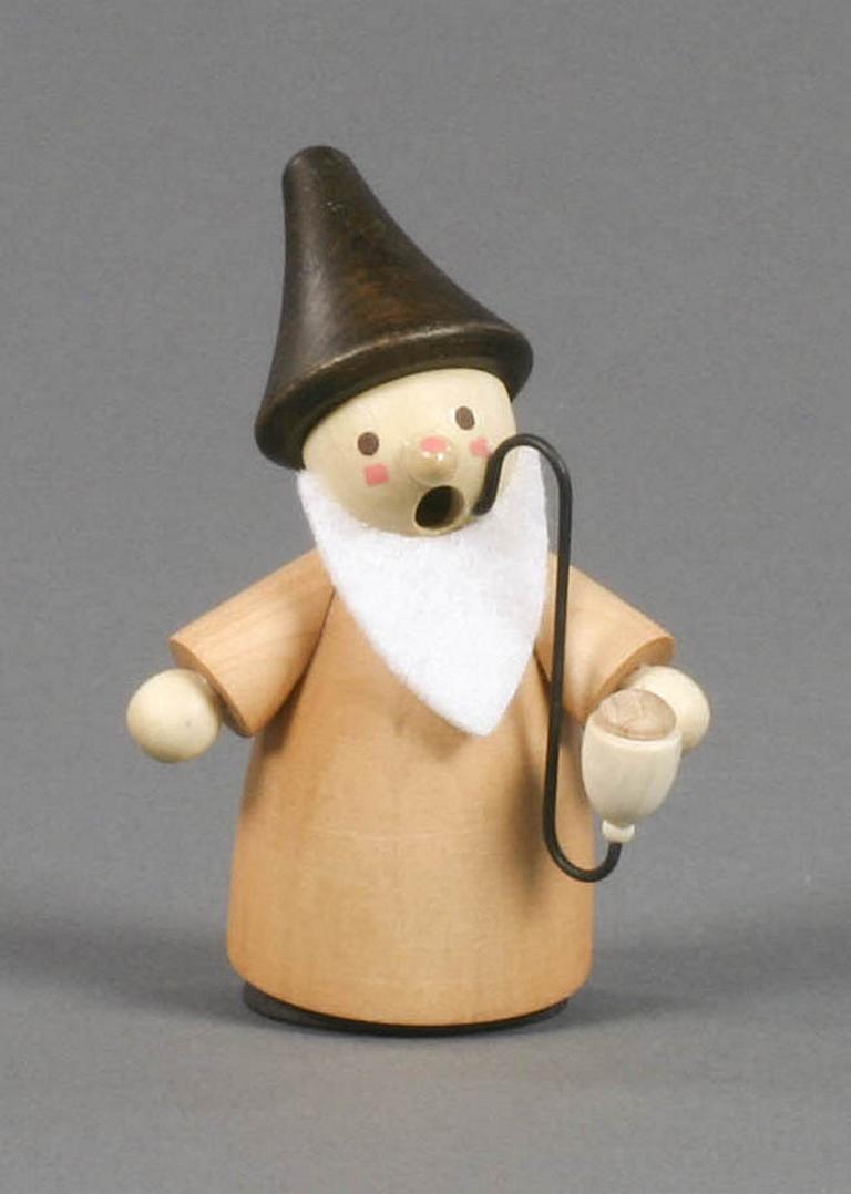 Mini-Räuchermann Wichtel, natur