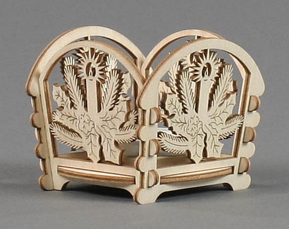 Teelichthalter Zweig