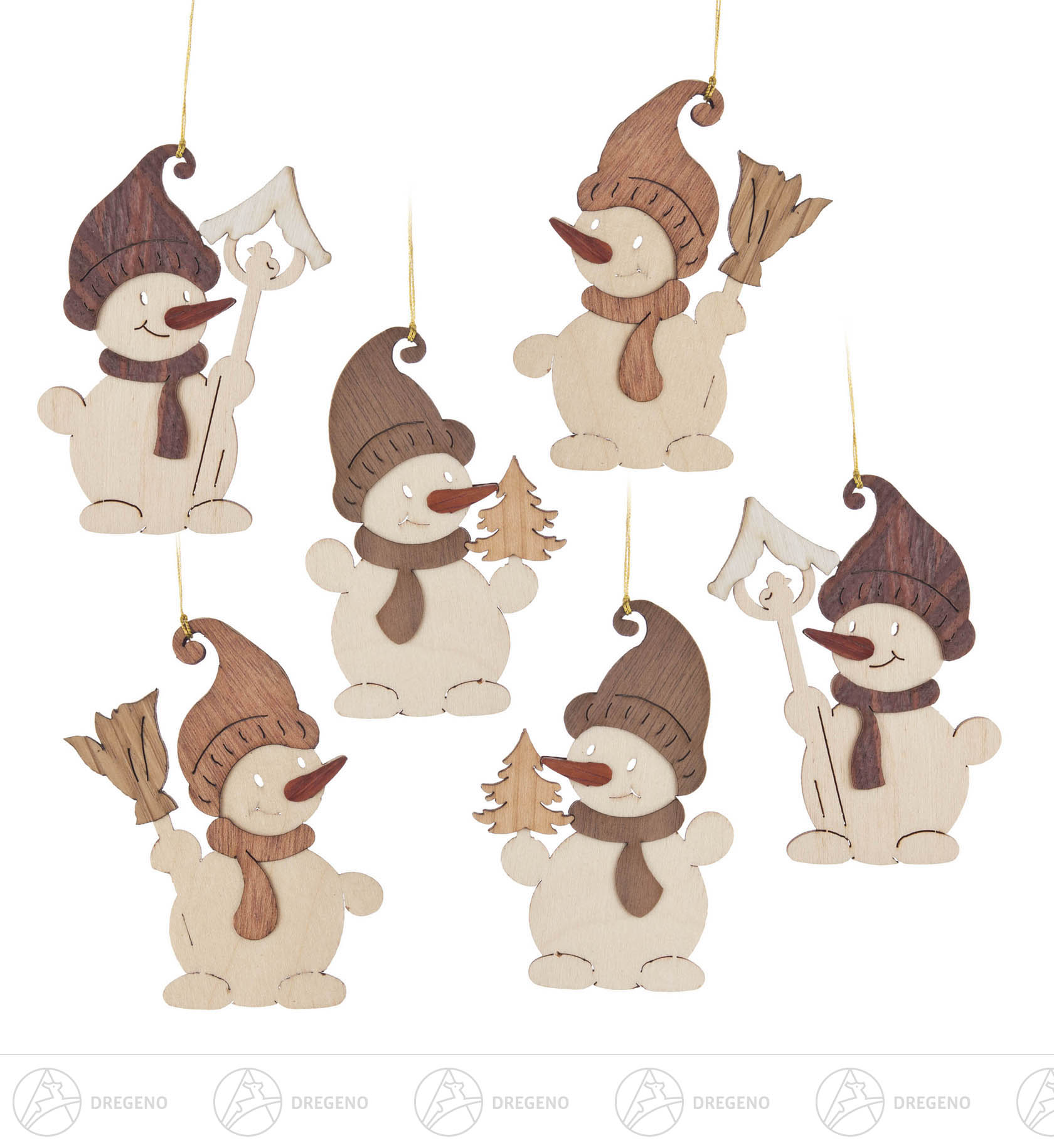 Behang Schneemann (6) 3cm