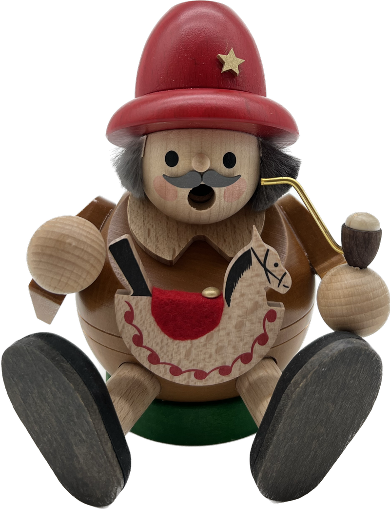 Rauchmann mit Reiterlein sitzend 15cm Rauchmann mit Reiterlein sitzend 15cm