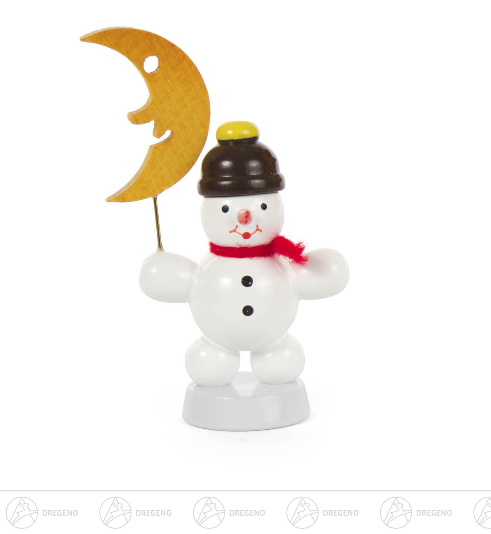 Schneemann mit Mond 6cm