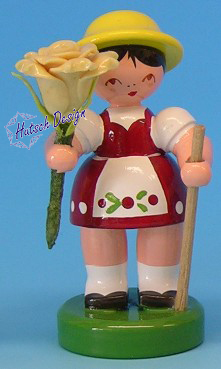 Blumenmädchen rot/gelb