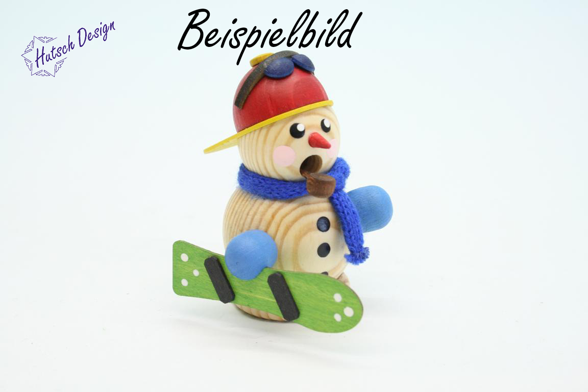 Snowboard Bastelsatz Räuchermännchen 8 cm