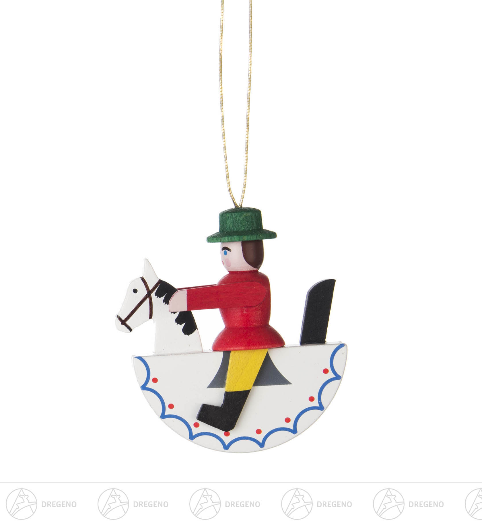 Behang Reiterlein, rot 5cm