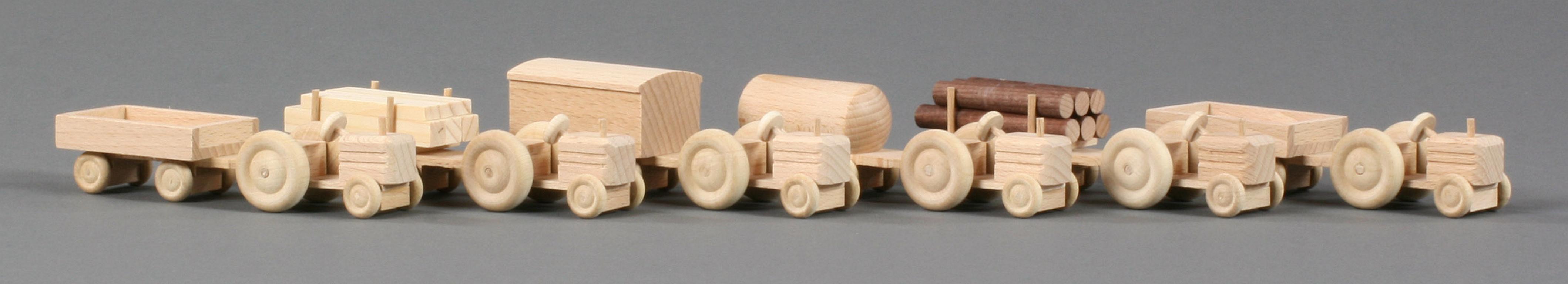 Mini-Traktor natur sortiert (6)