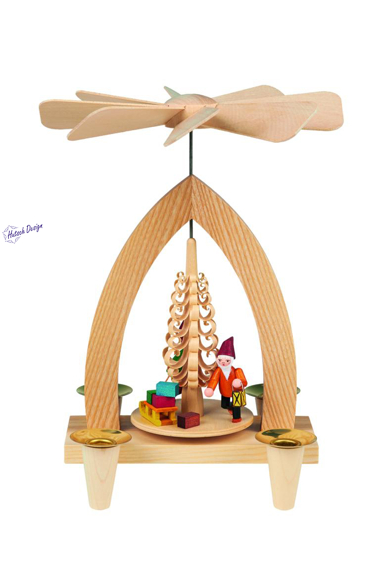 Pyramide mit Wichtel 26cm