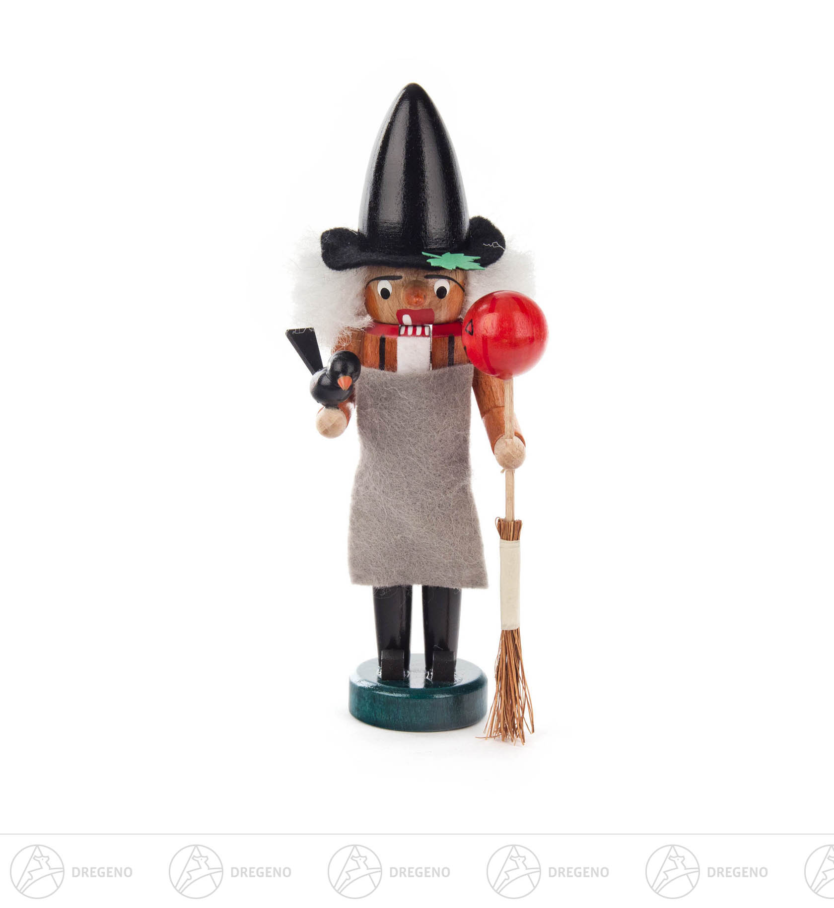 Min. Nussknacker Hexe 15cm
