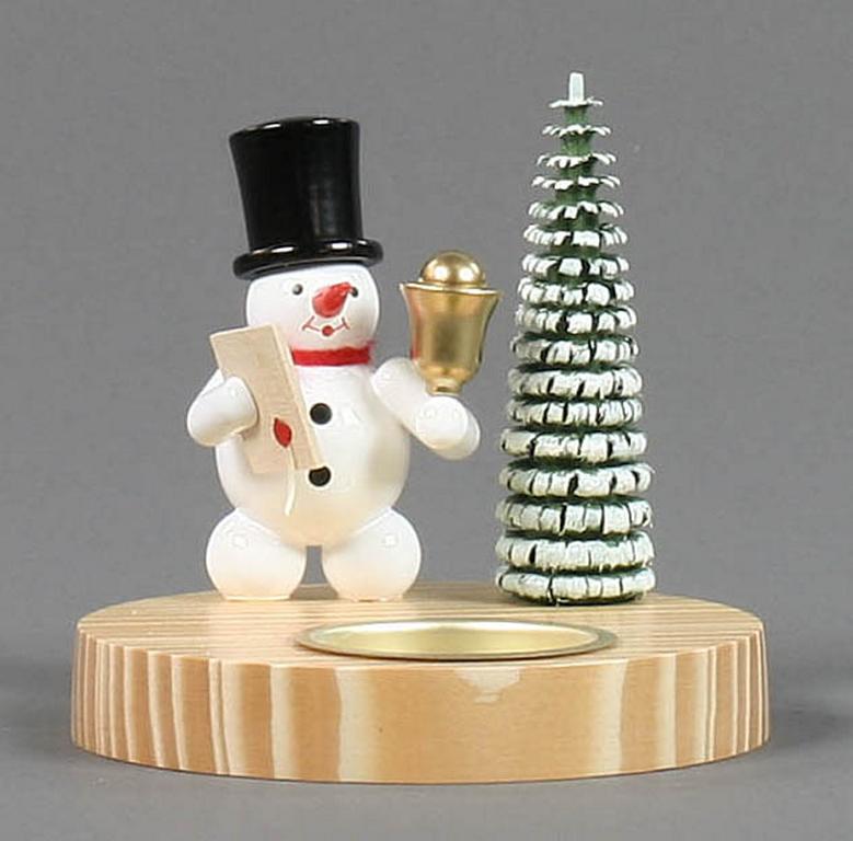 Teelichthalter Schneemann Ausrufer