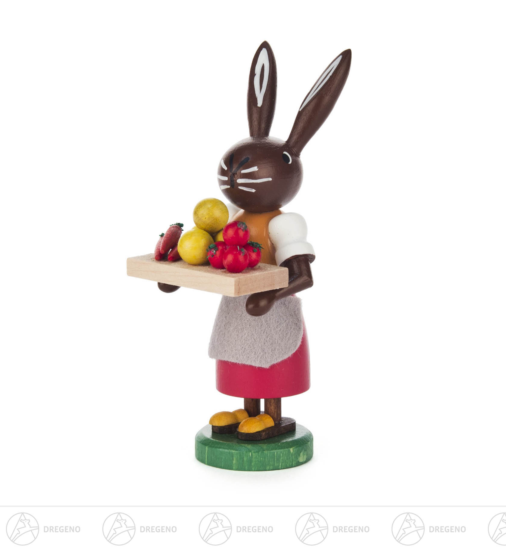 Häsin Gemüsehändlerin 9cm