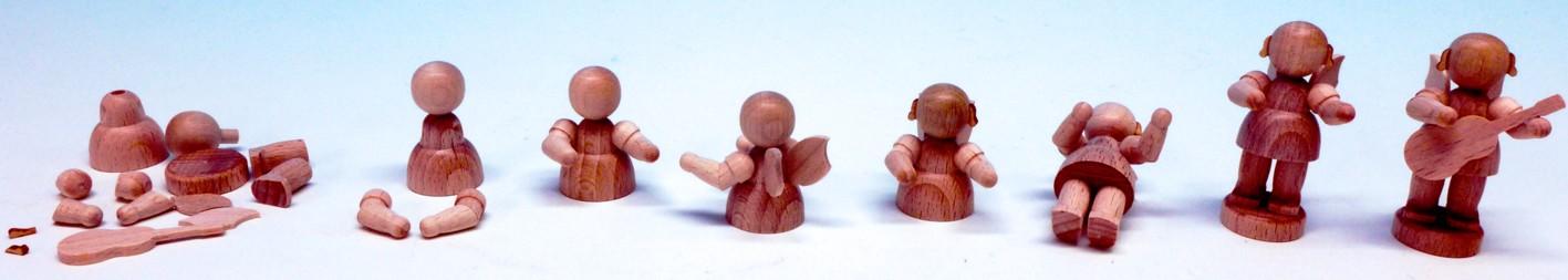 Engel stehend mit Gitarre, Bastelsatz