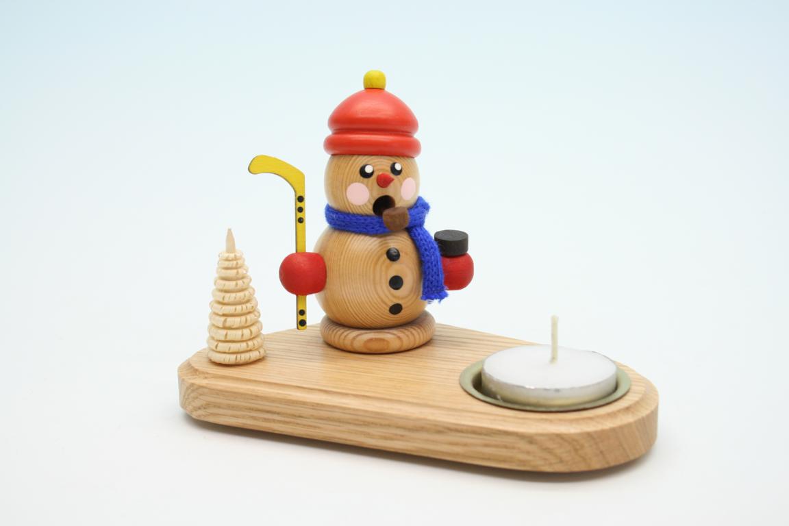 SM Hockeyspieler mit Mütze natur 10cm