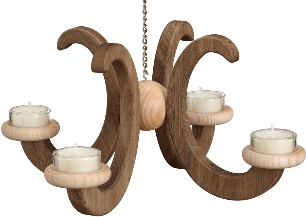 Gesteinsbogen 15x31x11cm anthrazit LED beleuchtet ohne Bestückung